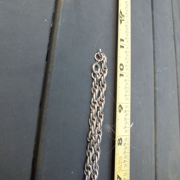 Large Silver Color Lion Pendant, Alloy with Moving Eyes, Signed Alan Jewelry - Picture 7 of 7